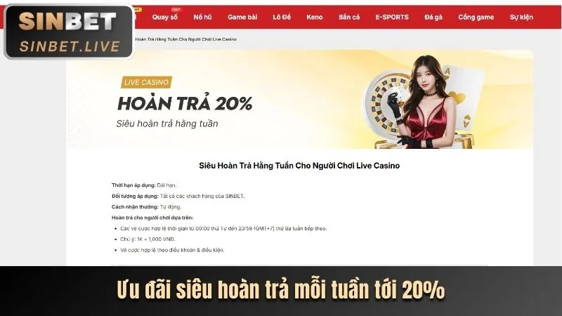 Thưởng nạp lại hàng ngày 98vn